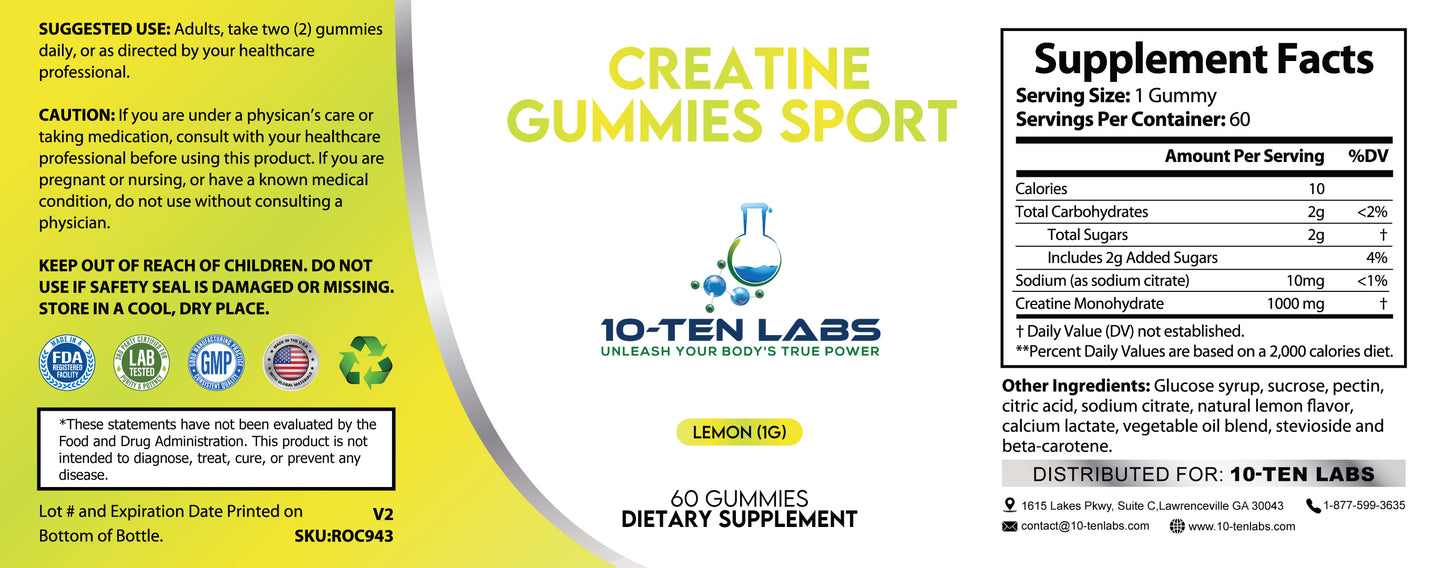 Creatine Gummies Sport