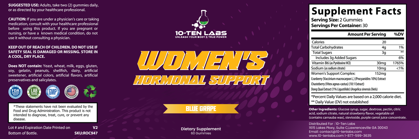 Women's Hormonal Support Gummies
