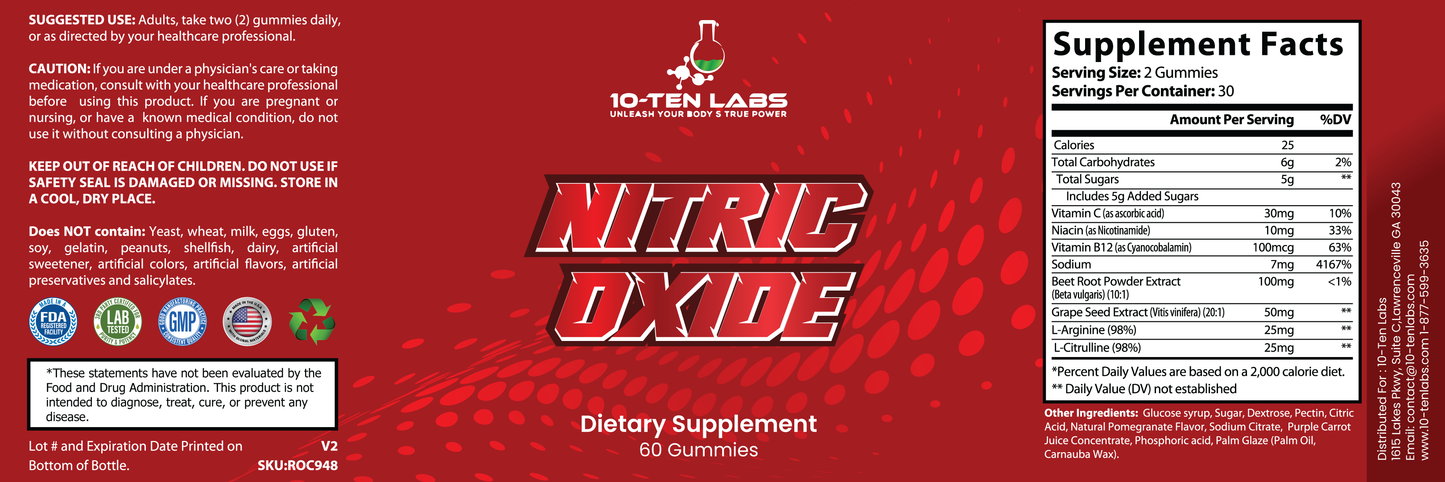 Nitic Oxide Gummies