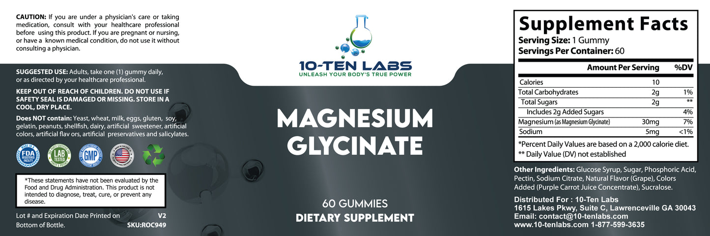 Magnesium Glycinate Gummies