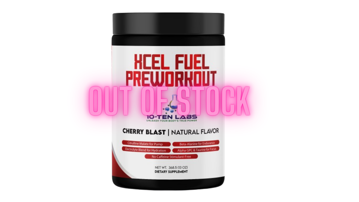 XCEL Fuel Pre-workout Non-Simulant Cherry Blast