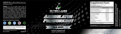 Annihilator Pre-Workout