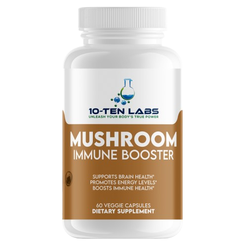 Mushroom Immune Booster: Chaga, Cordyceps, Reishi and Lion’s Mane