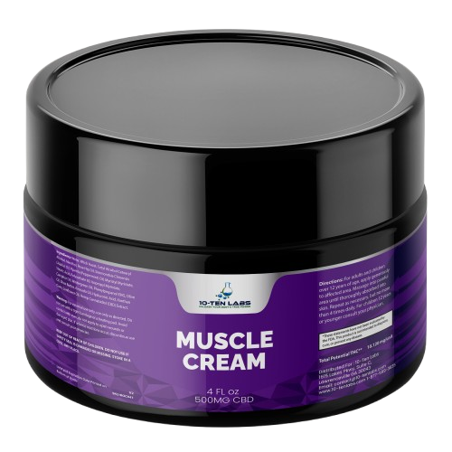 CBD Muscle Cream (4oz) 500mg