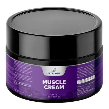 CBD Muscle Cream (4oz) 500mg