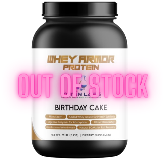 2lb Whey Birthday cake – 27 servings